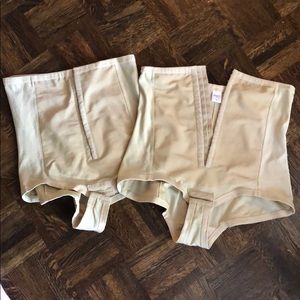 Lot of TWO bellefit post partum girdles